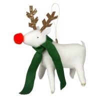 Reindeer Felt Christmas Tree Decoration By Meri Meri